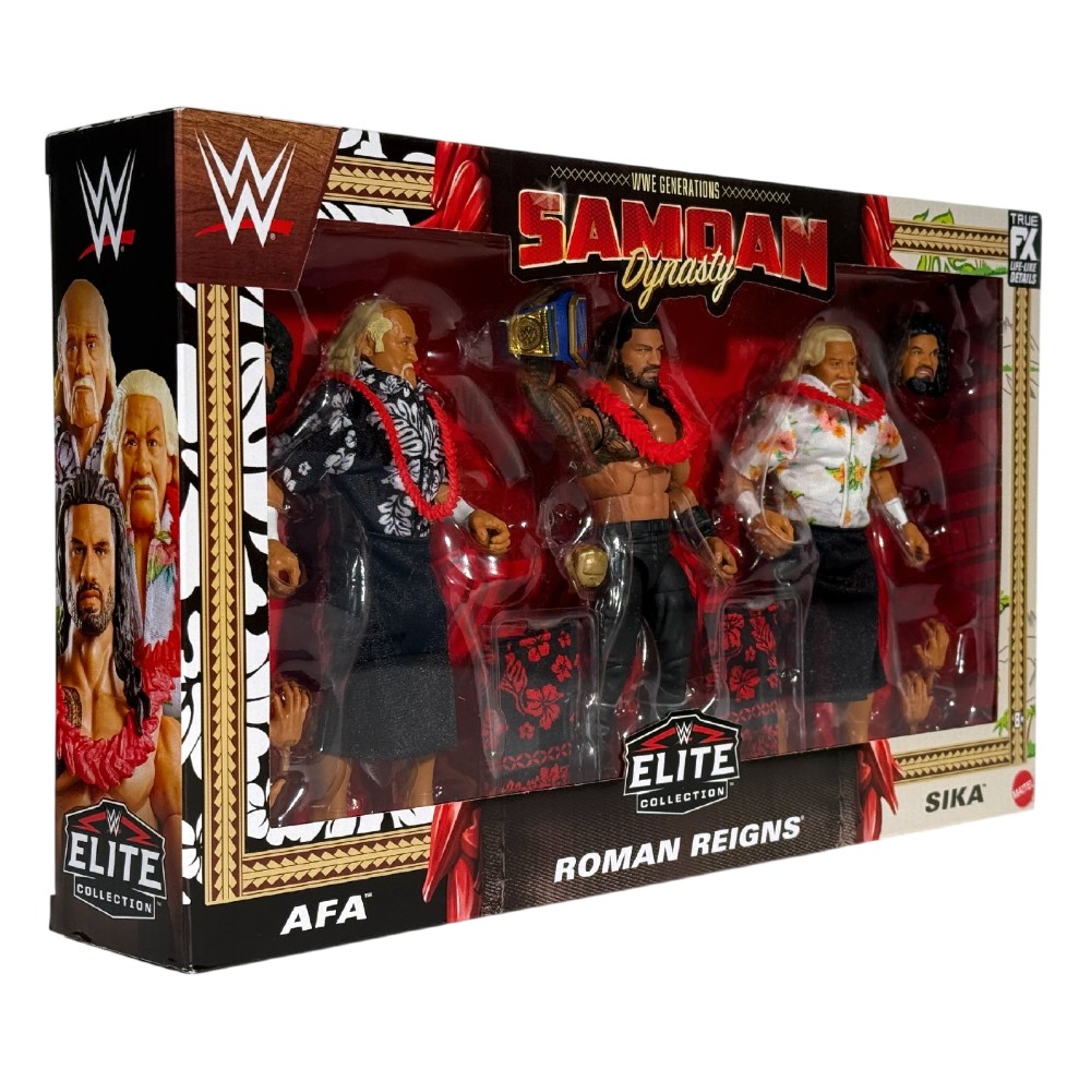 サモアン・ダイナスティ WWE フィギュア エリート 3パック | WWE