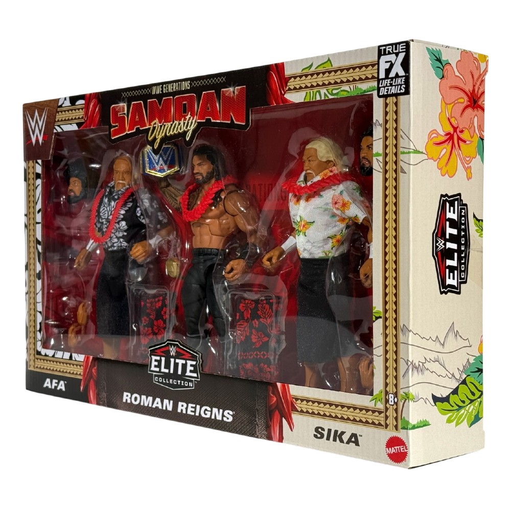 サモアン・ダイナスティ WWE フィギュア エリート 3パック | WWE
