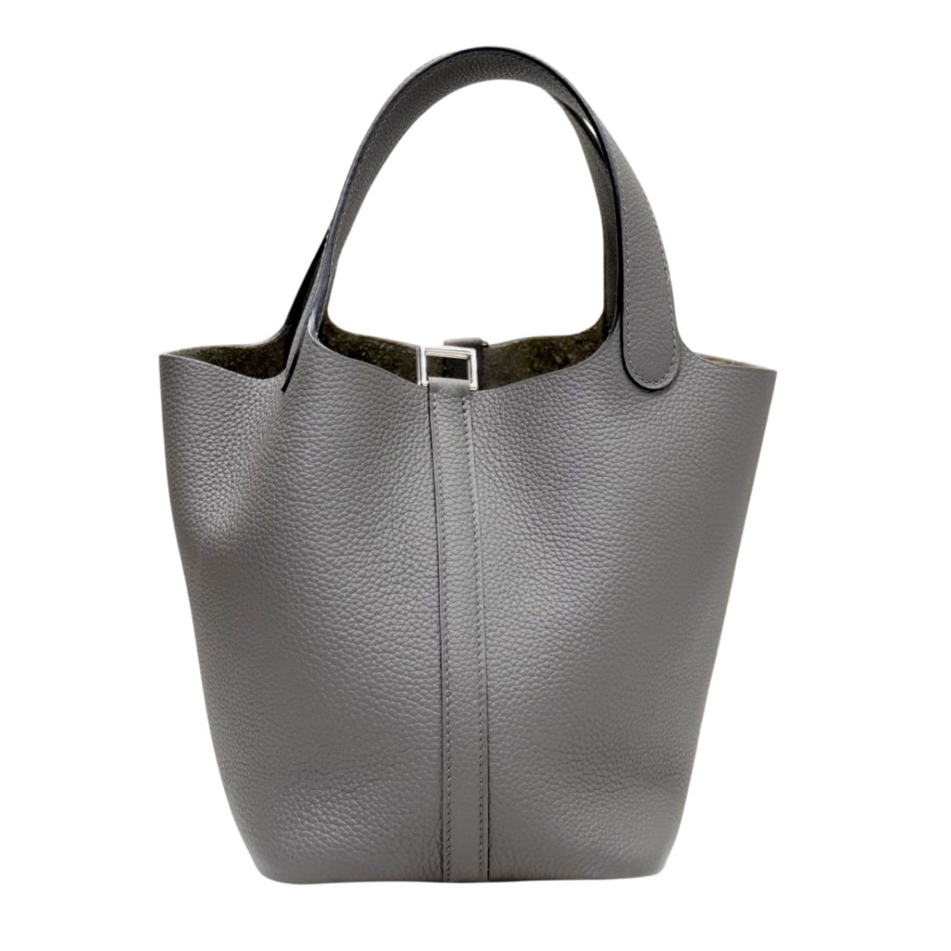 HERMES （エルメス) ピコタンPM ハンドバッグ エタン(SV金具) トリヨン