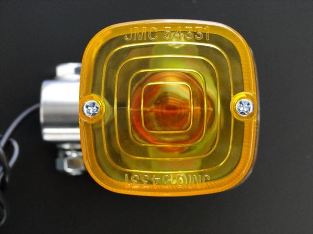 JMC 角型ヨーロピアンウインカー(バフ掛けボデイ) ※イエローレンズ☆1