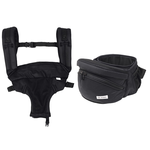 ポルバン POLBAN ダブルショルダーセット ベーシック ブラック