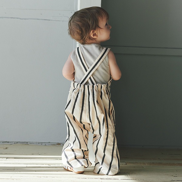 MARLMARL マールマール ロワジール サロペット (70-90cm) / ストライプ
