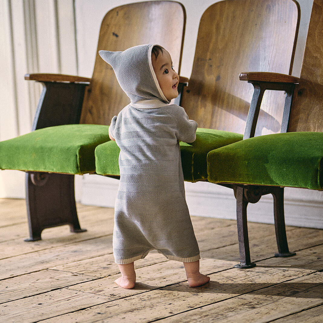 新品MARLMARL 新作ニットポロロンパースNEZU 新品MARLMARL 新作