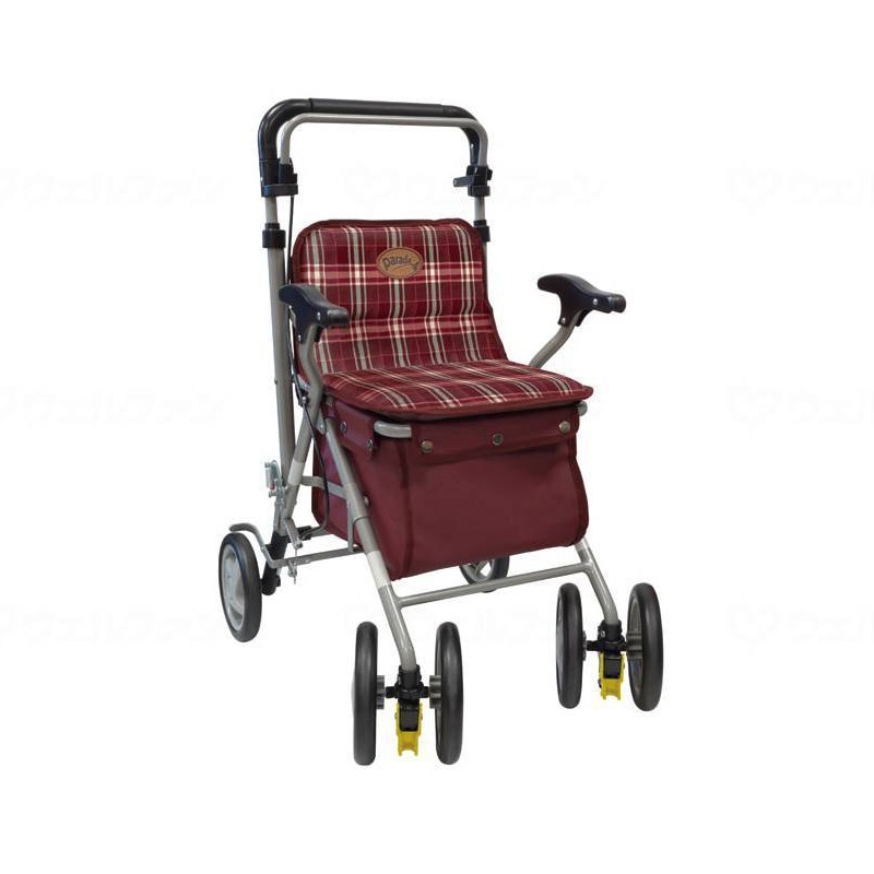 パレード 花柄紺 ｜ シルバーカー・歩行器,シルバーカー(手押し車