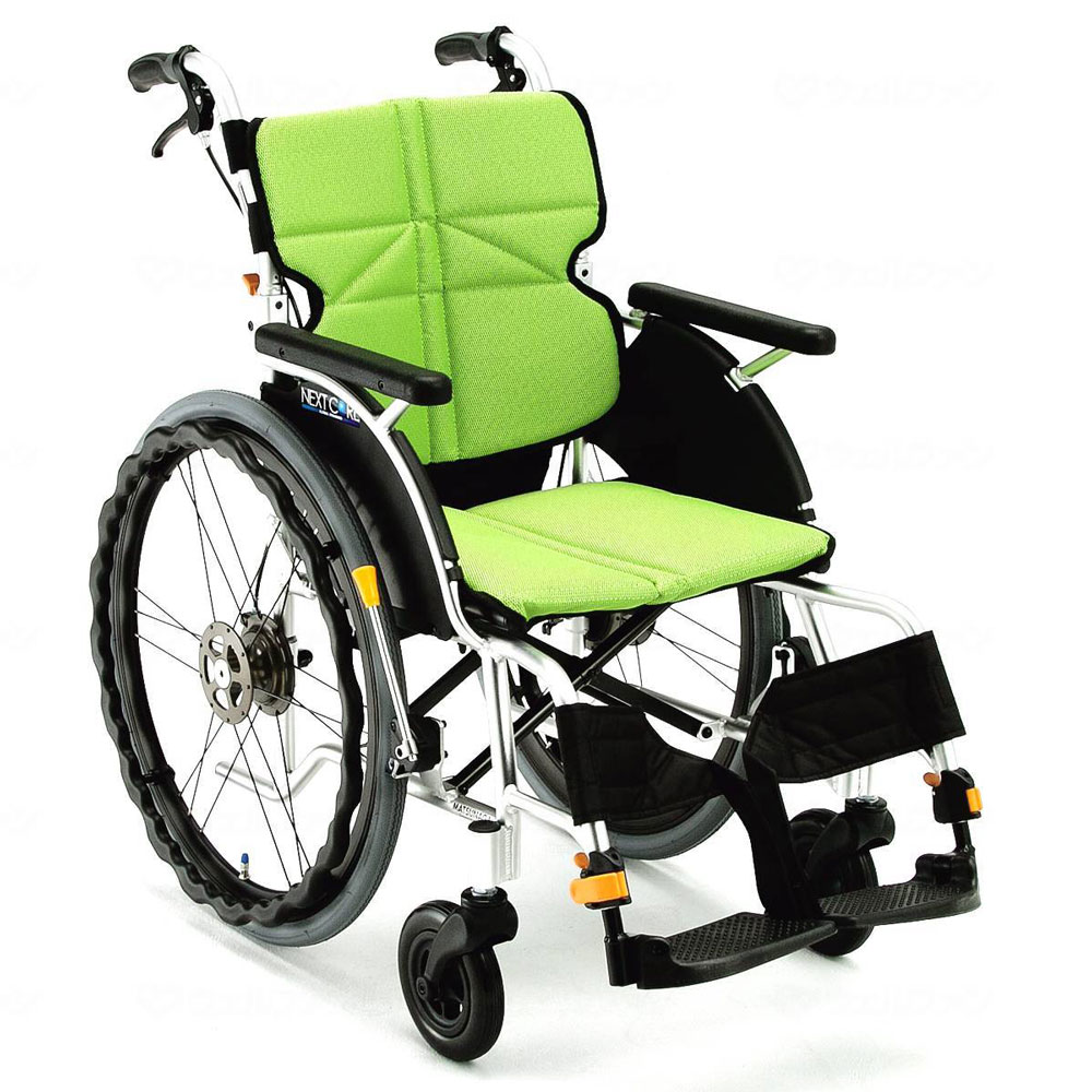 NEXT-11B ネクストコア 自走用車椅子 背折れ式・介助ブレーキ付き・背