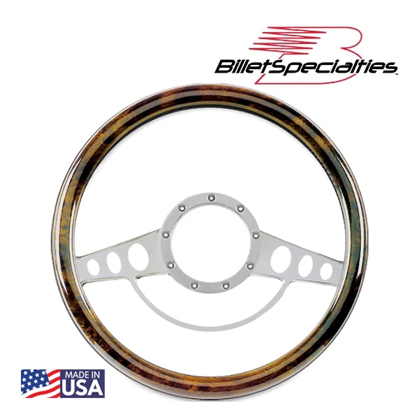 Billet Specialties 正規品】14インチ ステアリングホイール