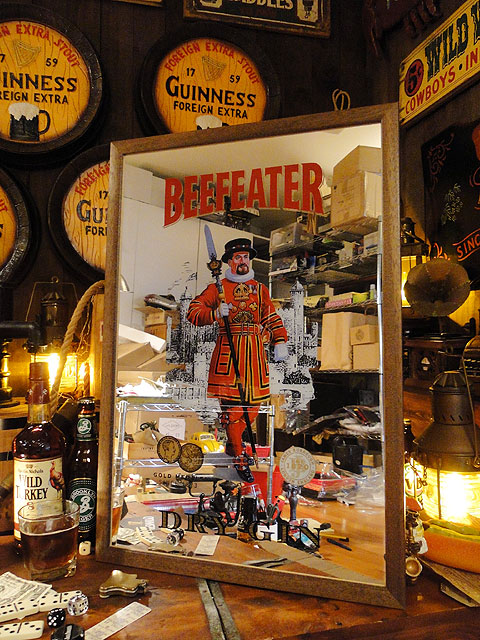 ビッグサイズ パブミラー （ビーフィーター）の通販・販売 | アメリカ