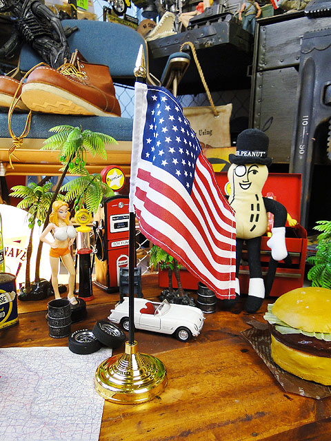 星条旗 ミニフラッグ+スタンド付き （ヘヴィータイプ）の通販・販売