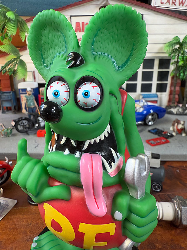 ファンコ ラットフィンク ガレージ ボビングヘッド （スパナ/グリーン