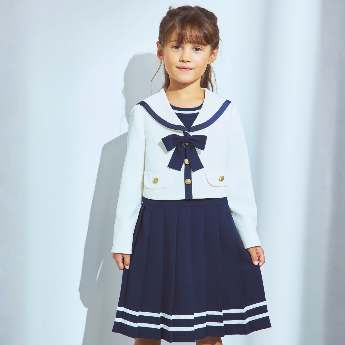 バイカラーセーラーアンサンブル 120 130cm (8601-7304) CHOPIN
