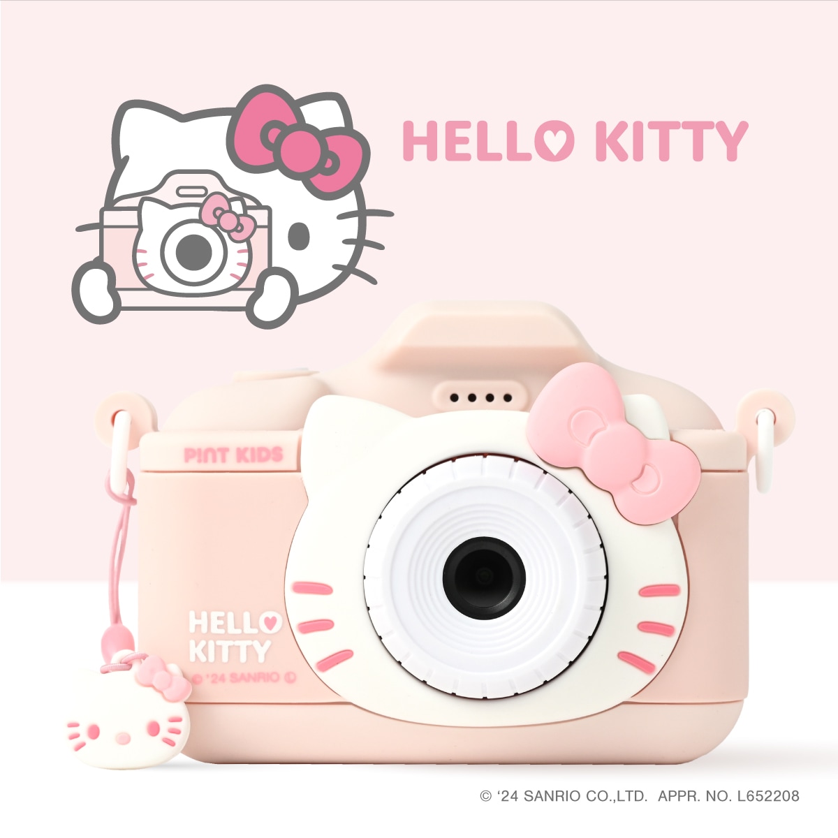 サンリオキャラクターズ×ピントキッズ 公式カメラ｜ コラボ トイカメラ