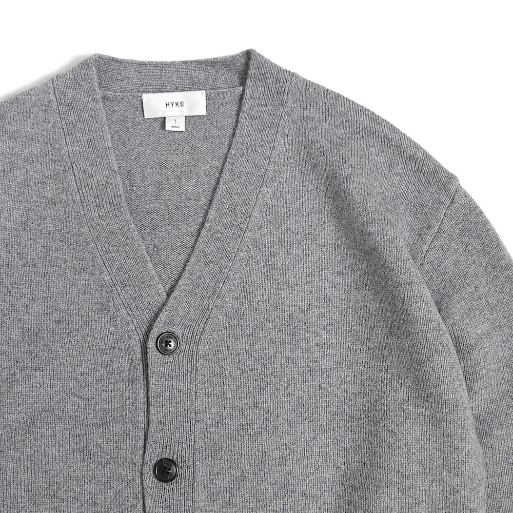 HYKE(ハイク) LAMBSWOOL CARDIGAN - COLDBECK ONLINE（コールベック