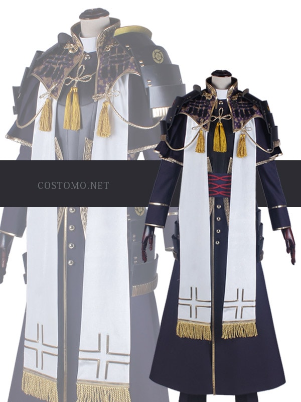 送料無料】とうらぶ風 濃い紫×黒 防具付き へし切【極】