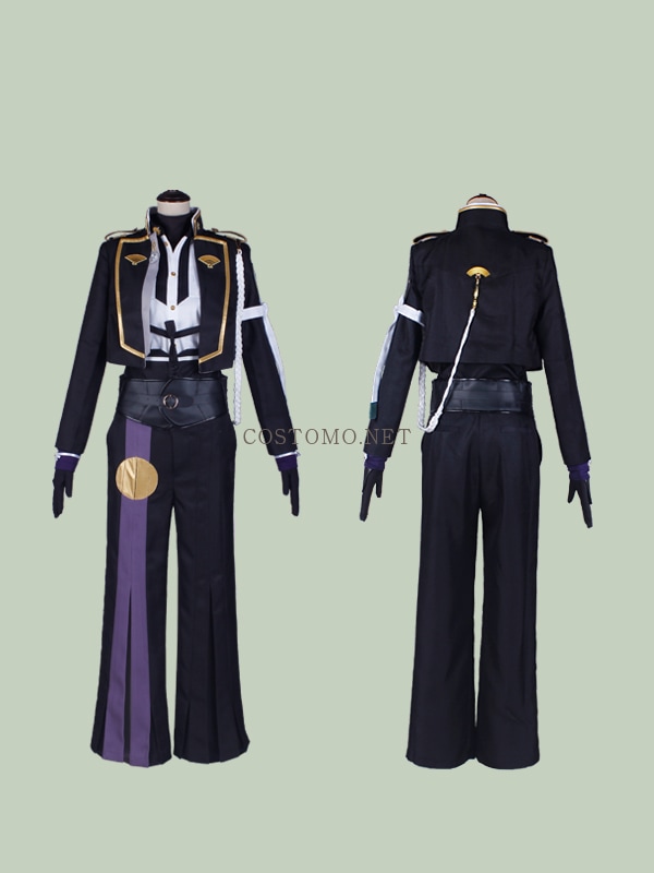 送料無料】※改訂版【2】※ とうらぶ風 黒×金×白 膝