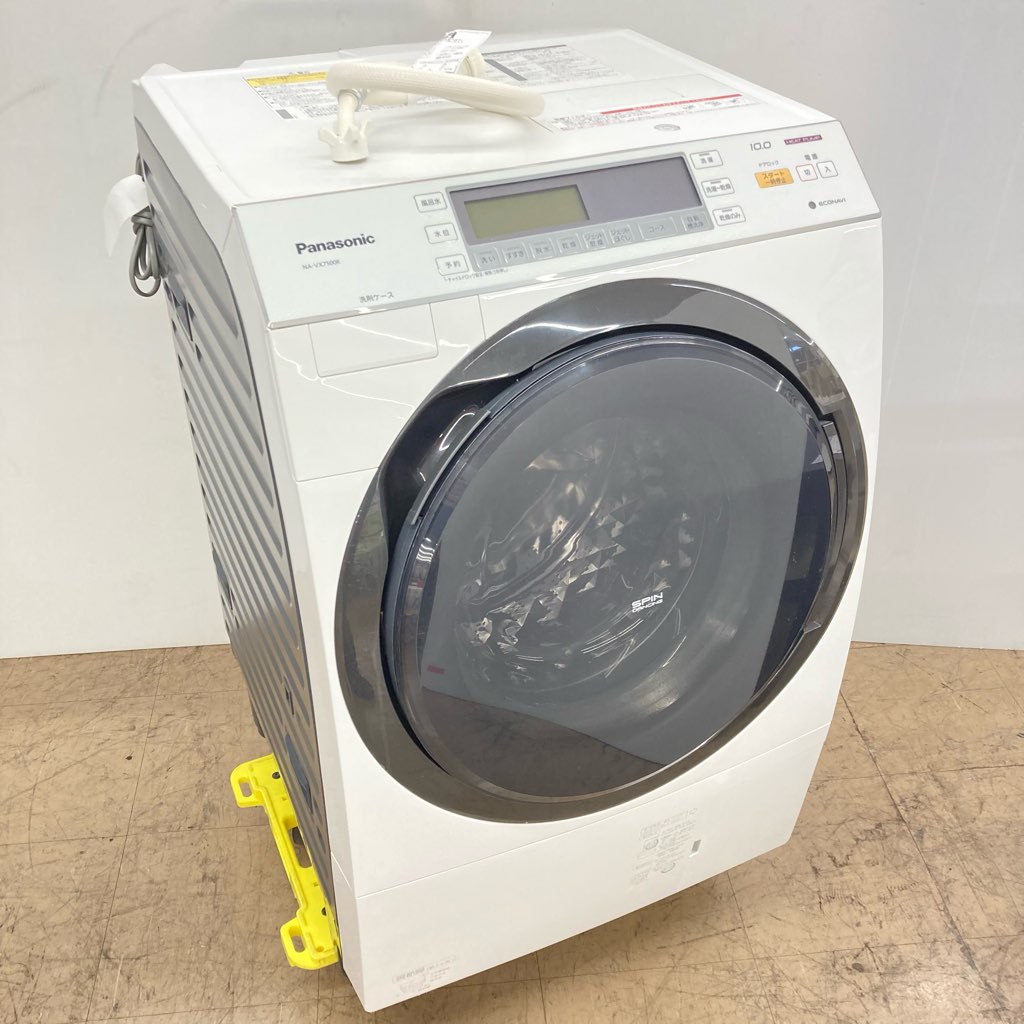 中古 人気 パナソニック 10.0 6.0kg ドラム式洗濯乾燥機 NA-VX7500R