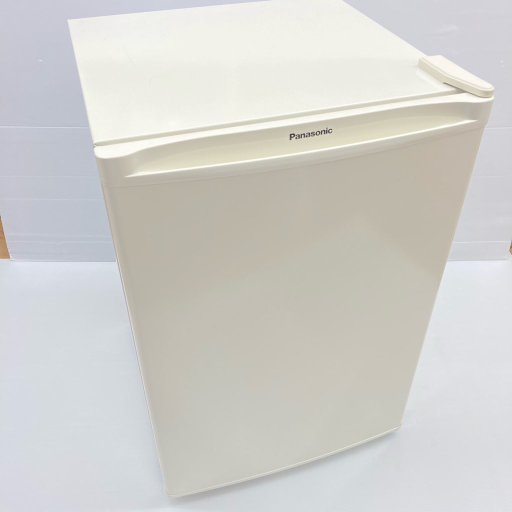 中古 75L 1ドア冷蔵庫 パナソニック NR-A80D-W オフホワイト 2021年製