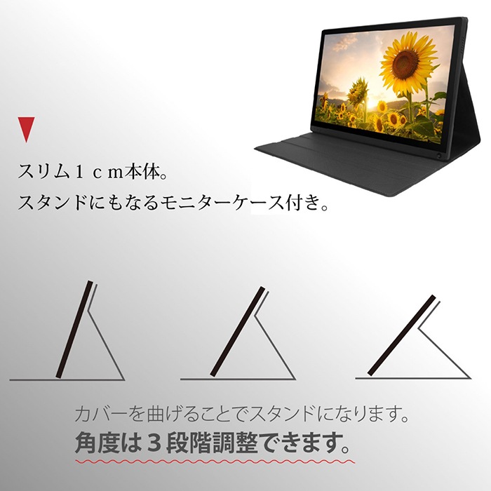 サブスク専用】15.6インチ セカンドモニター モバイルモニター