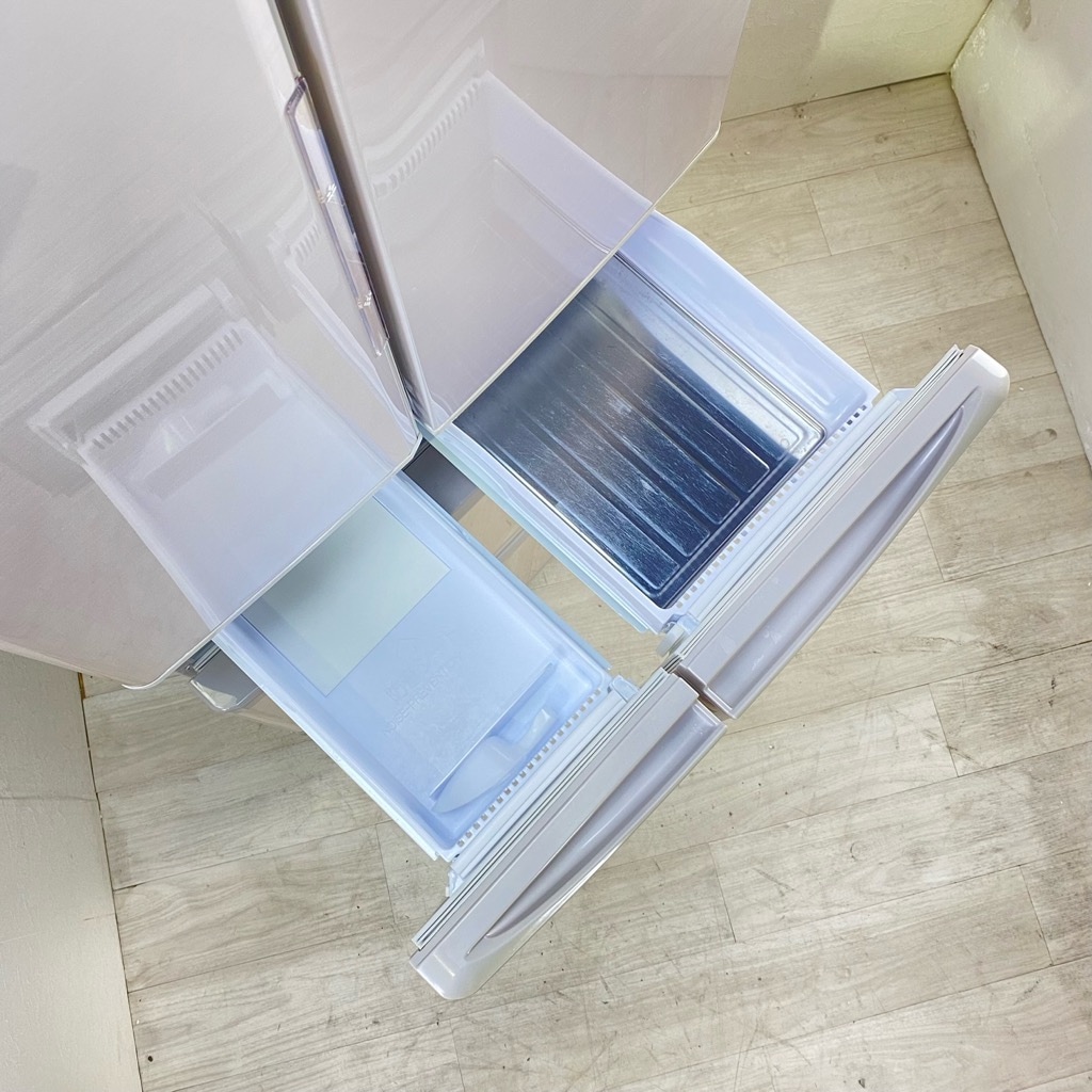 中古 近郊送料格安 440L プラズマクラスター 6ドア冷蔵庫 シャープ SJ