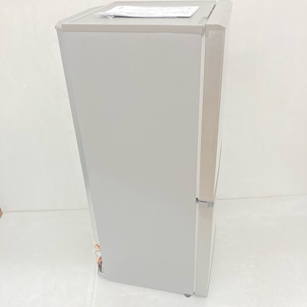 中古 126L スタイリッシュ 2ドア冷蔵庫 アクア 2022年製 自動霜取り