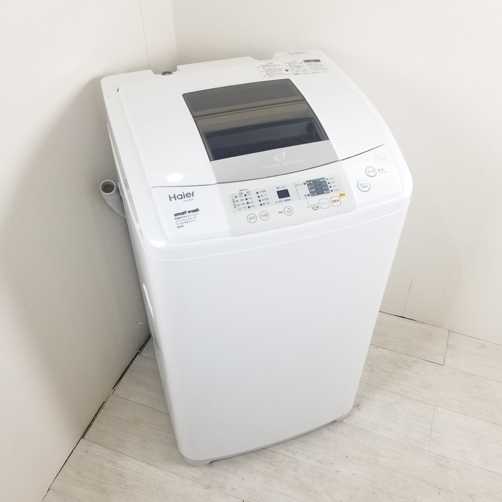 中古 6.0kg 全自動洗濯機 ハイアール JW-K60F ステンレス槽 2014年製