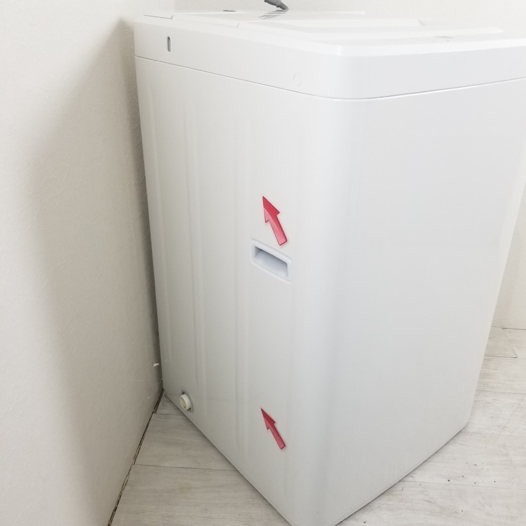 中古 無印良品 洗濯機 4.5kg AQW-MJ45 2015年製造 ホワイトカラー 単身