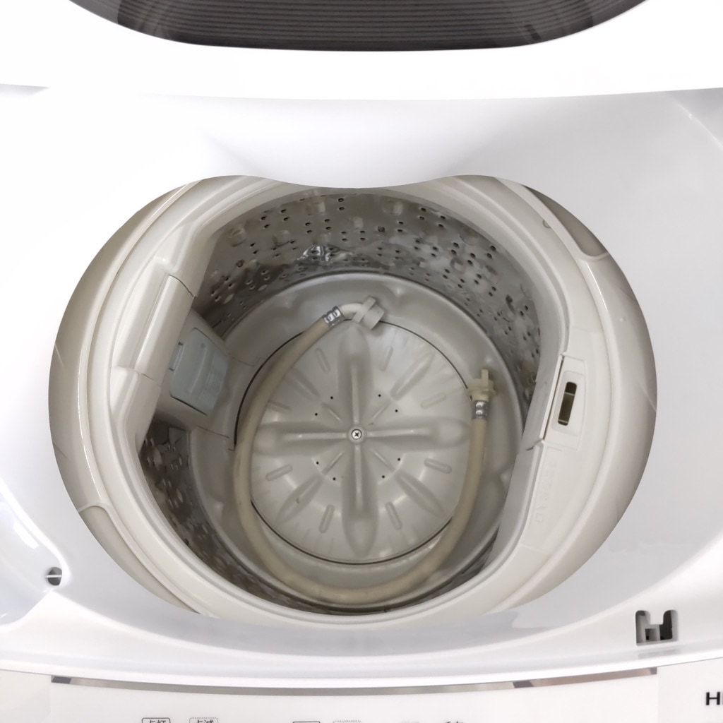 中古 高年式 5.0kg 全自動洗濯機 ピュアホワイト 日立 NW-50F 2021年