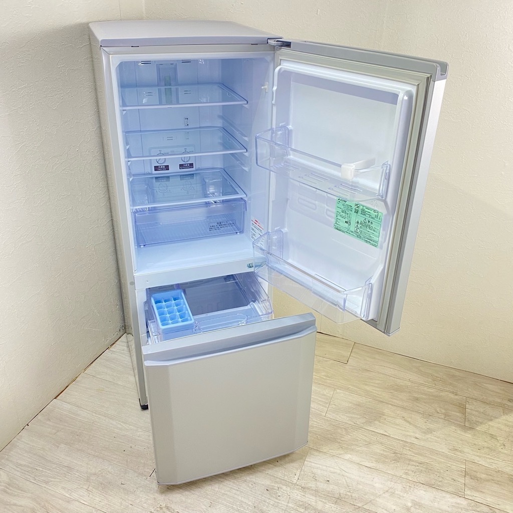 三菱」146L冷凍冷蔵庫☆2017年製 【クリーニング済・配送可】 管理番号