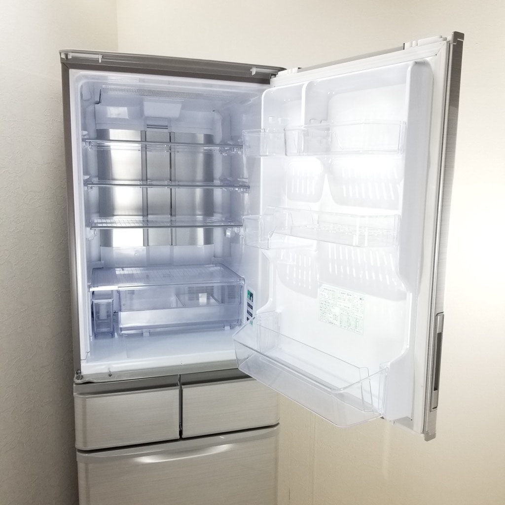 持ち帰り大歓迎シャープ 冷蔵庫 SJ-W412D-S 412L 両開き2018年