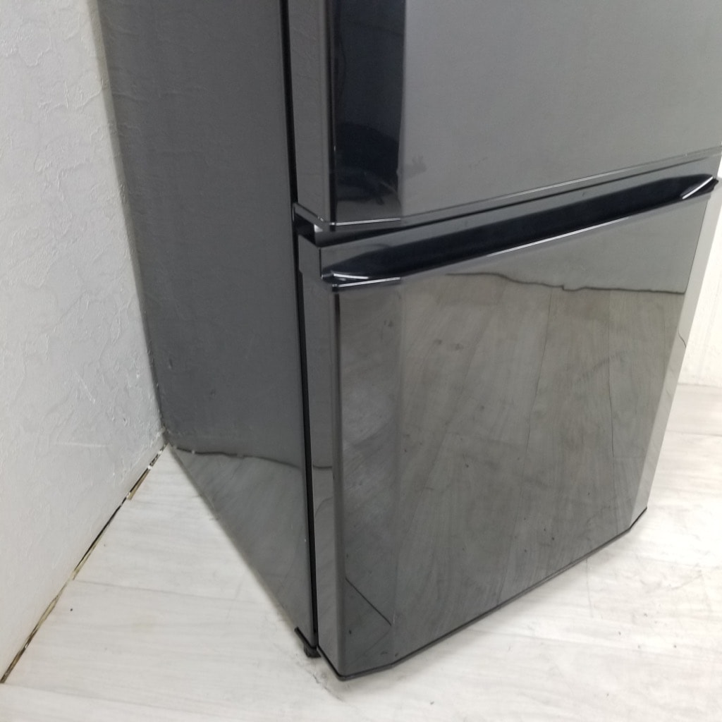 中古 146L 2ドア冷蔵庫 三菱電機 MR-P15X-B 2013年製 ブラック 自動