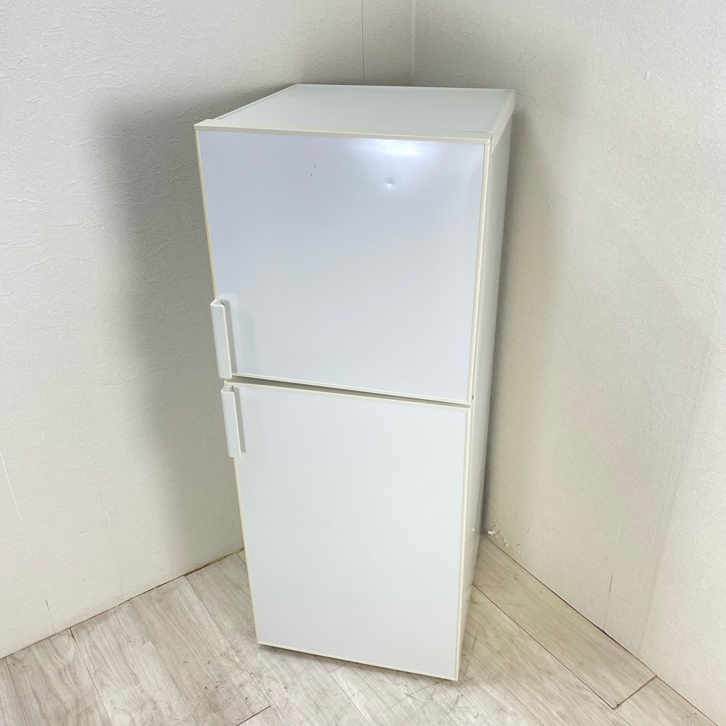 中古 137L 2ドア冷蔵庫 人気の無印良品 AMJ-14D-1 2015年製 ホワイト