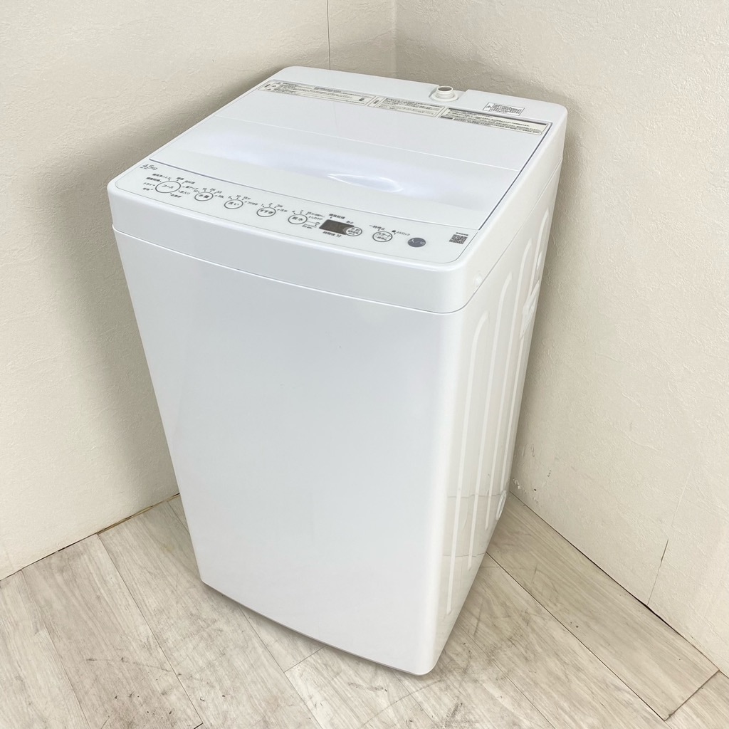 中古 高年式 洗濯機 ハイアール 4.5kg BW-45A-W 2021年製 ホワイト