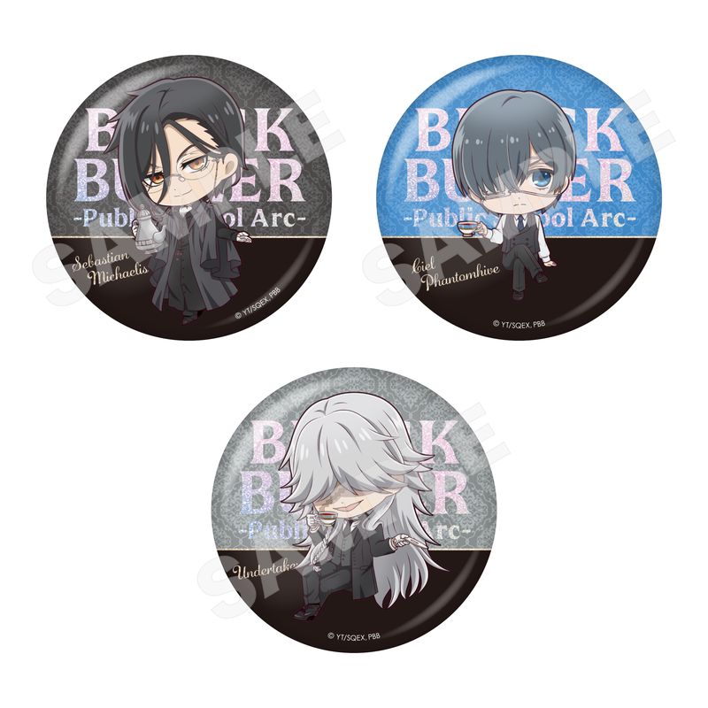 TVアニメ『黒執事 -寄宿学校編-』ホログラム缶バッジ 全10種