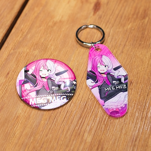アクキー&缶バッジ(ver.5thメグメグ) | 販売終了品 | #コンパスマート