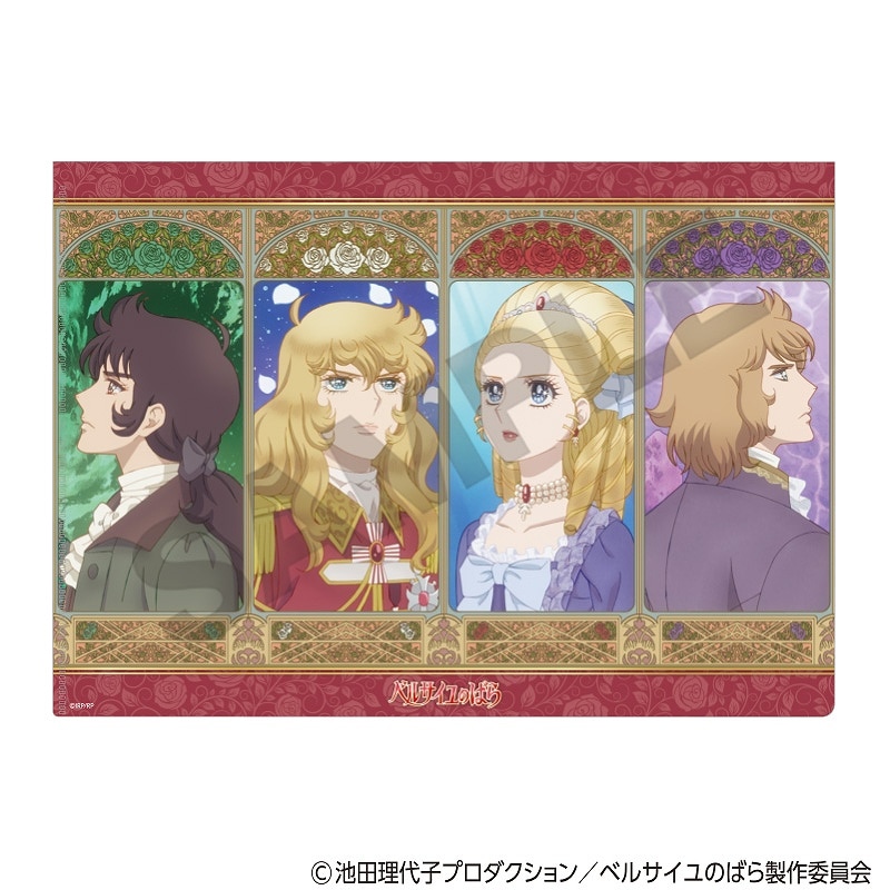 ベルサイユのばら シングルクリアファイル＿レッド