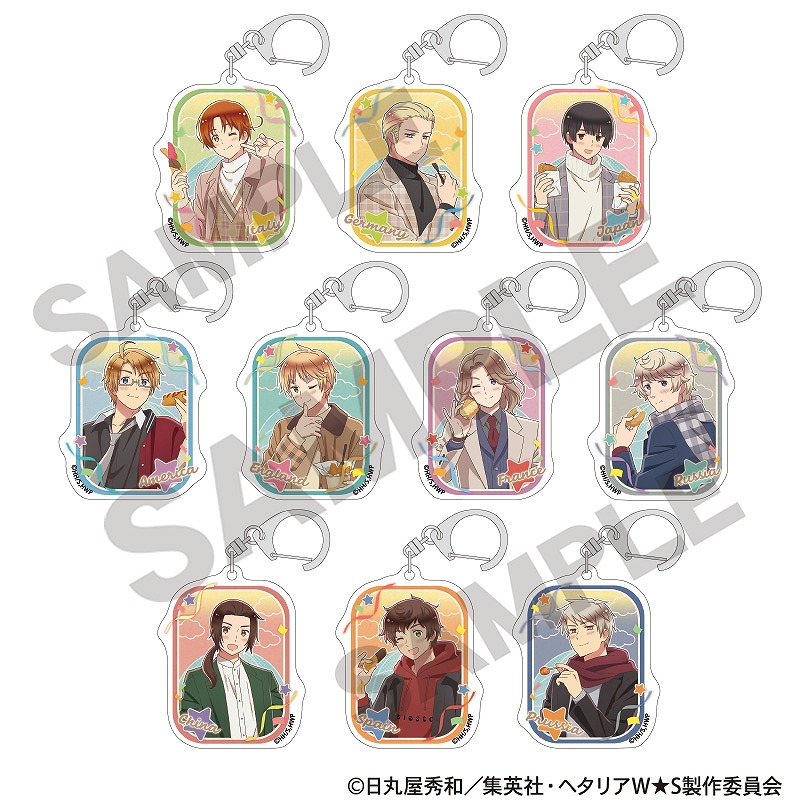 再販予約4月上旬発送】ヘタリア World☆Stars トレーディングアクリル