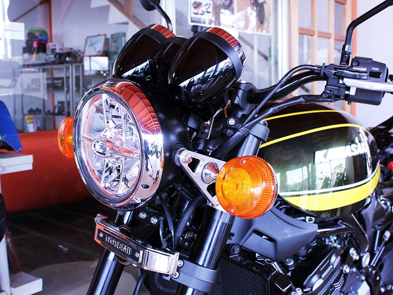 Z900RS ヘッドライトアップステーKit シルバー【欠品中 ご予約承ります