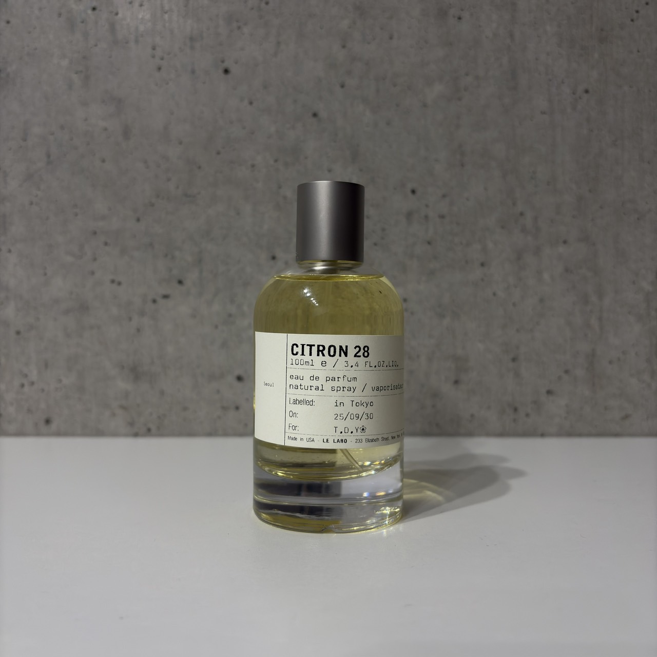 CITRON 28 オードパルファム 100ml Le Labo Citron 28 シトロン28