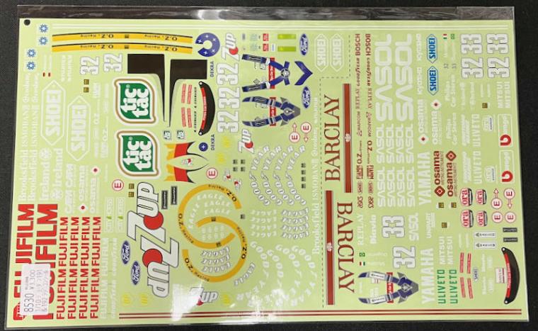 AMS 8530 1/10 ラジコンシール ジョーダン 191&192