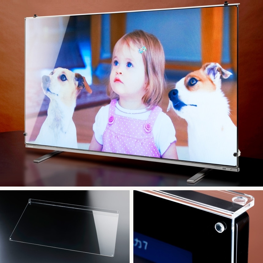 液晶テレビ保護パネル 85インチ 85型 86インチ 86型 オーダーメイド