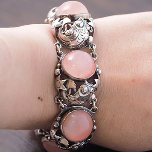 N.E.FROM ニルスエリックフロム シルバーローズクォーツ 魚とヒトデの