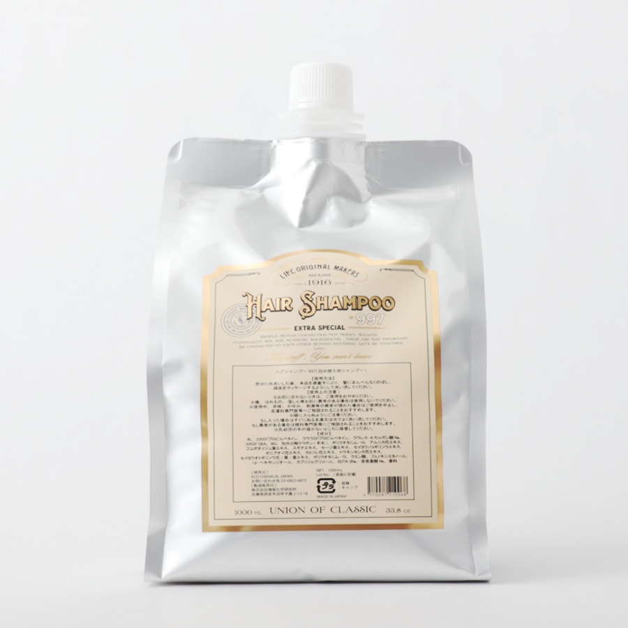 HAIR SHAMPOO 997 リフィル 1000ml／Linc Original Makers（シャンプー