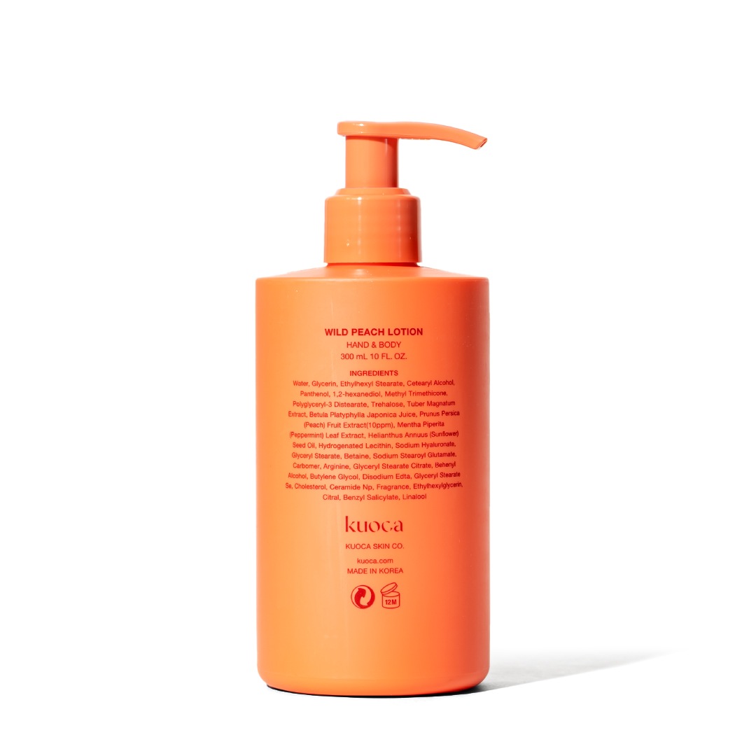 WILD PEACH HAND&BODY LOTION／kuoca（ハンド＆ボディクリーム