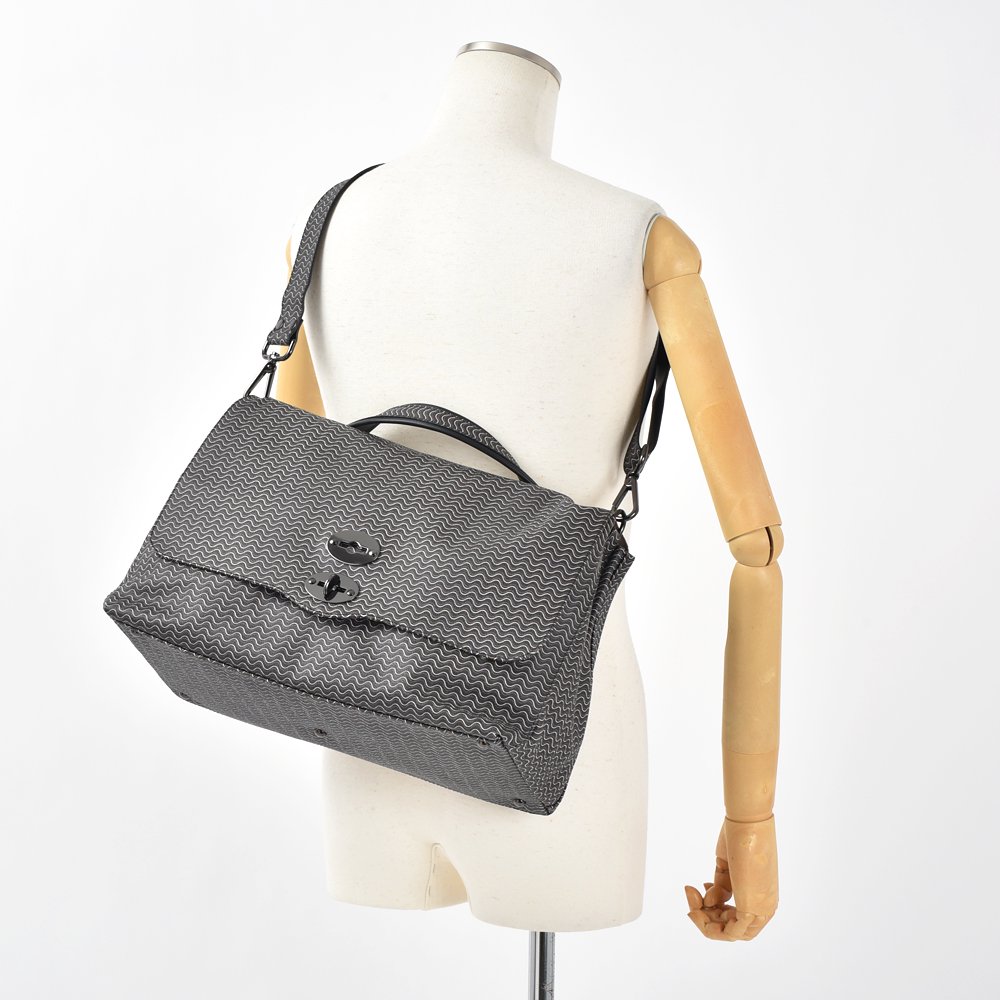 ZANELLATO ザネラート POSTINA L BLANDINE ショルダーバッグ NERO