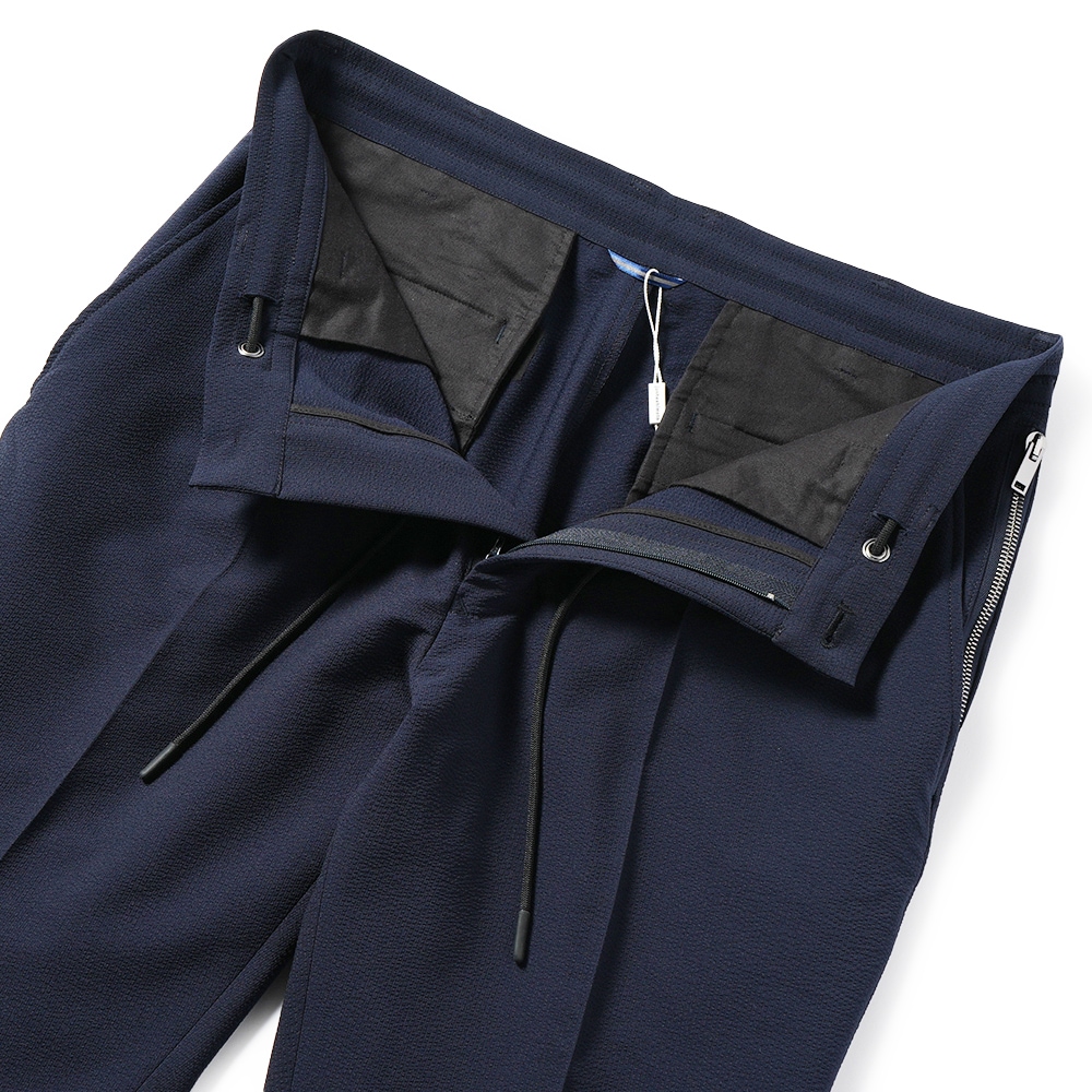 JUNHASHIMOTO ジュンハシモト SEERSUCKER EASY TUCK PANTS シア