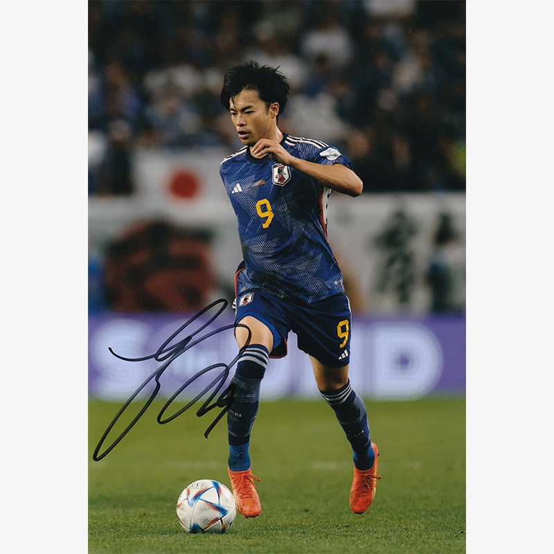 三笘薫 直筆サイン入り日本代表2022フォト (A4) | THE DUGOUT