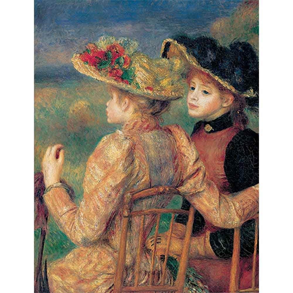 座っている2人の少女 【6号】 ピエール＝オーギュスト・ルノワール