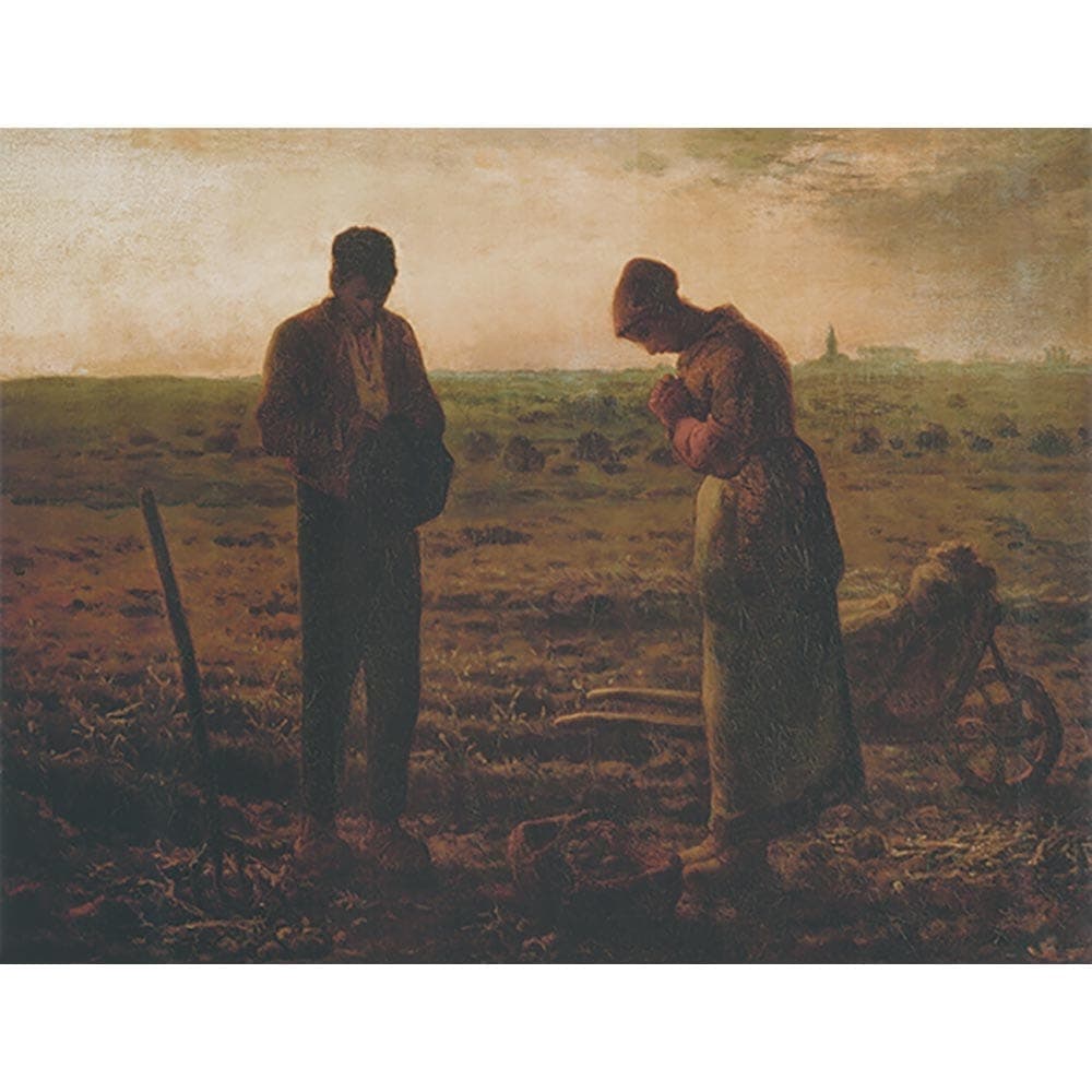 晩鐘 【20号】 ジャン＝フランソワ・ミレー 【 額縁が選べる 額入り