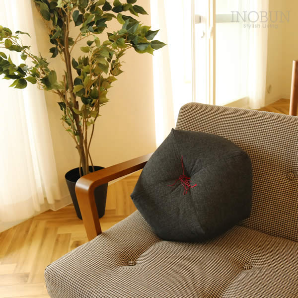 京都 洛中高岡屋 おじゃみ座布団 木綿 後納戸×後納戸 日本製 ギフト