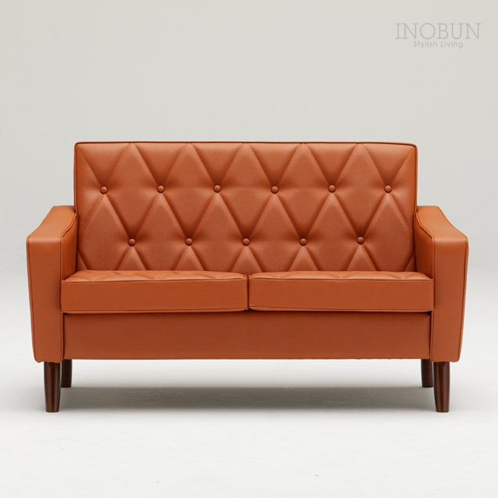 カリモク60 ロビーチェア2シーター リーベルブラウン ダークウォールナット