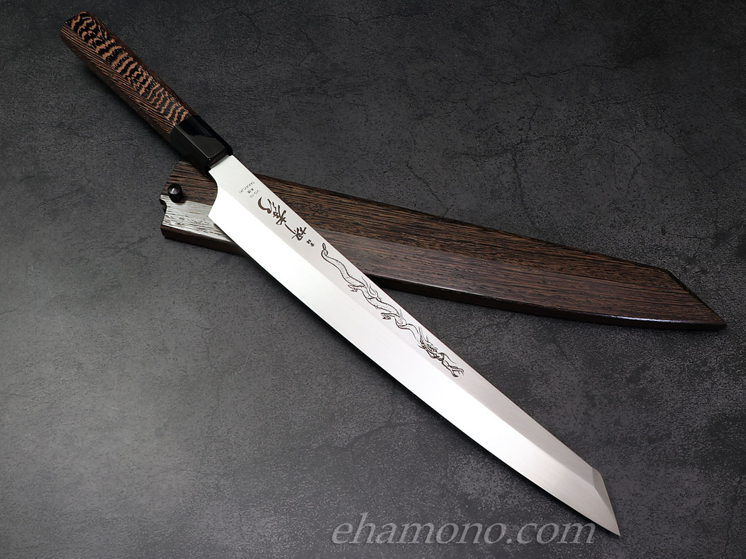 堺孝行 V金10号（VG10）本焼昇竜 飛燕切付柳刃300